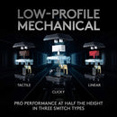 Logitech G915 TKL LIGHTSPEED Wireless Backlit Mechanical Tactile Gaming Keyboard - Carbon