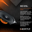 Hertz DCX 570.3 Dieci Series 5"x7" 2-way car speakers