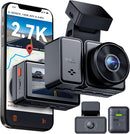 Vantrue Element 2 - 2.7K Dual Channel WiFi Front and Rear Dash Camera
