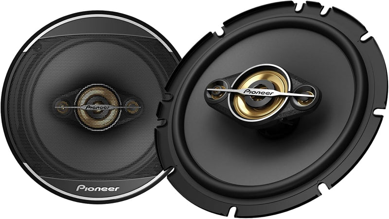 Pioneer TS‑A1681F A‑Series 6 ½″ 4‑Way Coaxial Car Speakers – 350 W Peak / 80 W RMS – Pair