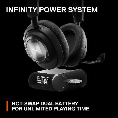 Nouveau casque de jeu multi-système sans fil SteelSeries Arctis Nova Pro pour Xbox - Pilotes Hi-Fi haut de gamme - Annulation active du bruit - Système Infinity Power - Xbox, PC, PS5/PS4, Switch, Mobile