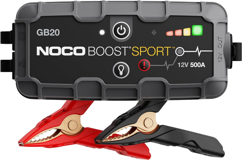 NOCO Boost Sport GB20 Jump Starter & Power Pack, 500A