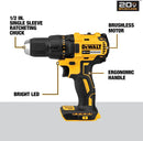 DEWALT 20V MAX* Brushless Cordless 3-Tool Combo Kit (DCK379D2)