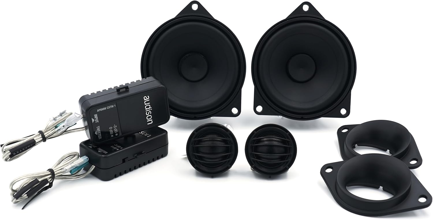 Audison APBMWK4M 4-Inch 2-Way Component System BMW Upgrade