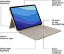 Logitech Combo Touch Keyboard Case with Trackpad for iPad Pro 11" (4th/3rd/2nd/1st Gen) - Sand- En