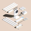 Miku Pro Contact-Free Breathing & Sleep Tracking Monitor - Real-Time Smart Baby Monitor & Wall Mount - HD Video Baby Monitor with Camera & Audio, Night Vision, Humidity & Temperature - Two-Way Talk OPEN BOX