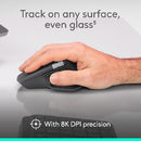 Logitech MX Master 4 Bluetooth Optical Mouse with Advanced Performance Haptic Feedback - Blac
