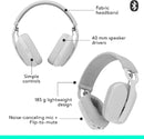 Logitech Zone Vibe 100 Wireless Over Ear Headset with Noise Canceling Microphone - White