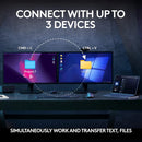 Combo Bluetooth MX Keys S - Clavier MX Keys S, souris MX Master 3S, repose-poignet MX - Noir 