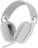 Logitech Zone Vibe 100 Wireless Over Ear Headset with Noise Canceling Microphone - White