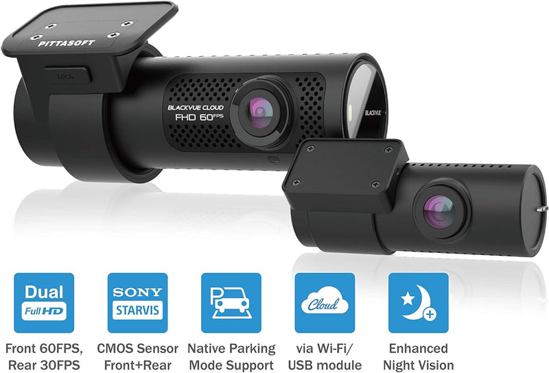 BlackVue DR750X-2CH-PLUS-32 Full HD front and rear Dash Camera - 2 Channel