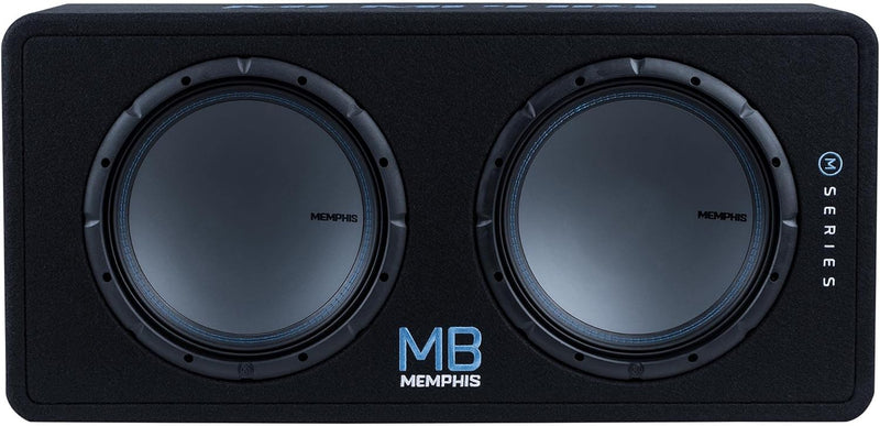 Memphis Audio MBE12D1 12" 1000W RMS Ported Loaded Dual Enclosure