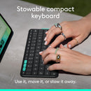 Logitech Flip Folio Keyboard Case for iPad Pro 11" (M4)/Air 11" (M2/M3)/iPad Air (5th Gen) - Graphite