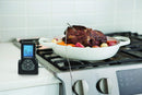 Brookstone Wireless Cooking Thermometer BS201, Remote Temperature Monitoring, Black