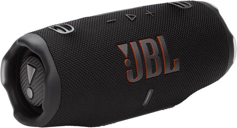 JBL Charge 6 Portable Waterproof & Drop‑Proof Bluetooth Speaker – Black, 45 W RMS, IP68, Powerbank, 28‑Hour Battery