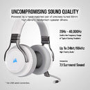 Corsair Virtuoso Wireless Gaming Headset for PC, Mac, PS4, and Mobile - White