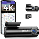 Azdome M300S 4K Dash Cam with WiFi, 170° Dash Cam Front and Rear, Night Vision, G-Sensor, 24H Parking Monitor