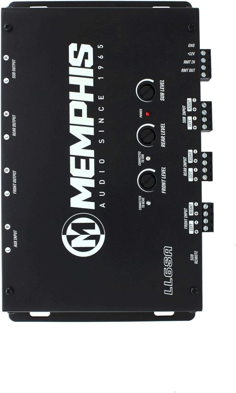 Memphis Audio LL6SA 6-Channel Line Level Adapter with Signal Summing