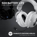 Casque de jeu Logitech G Pro X avec microphone - Noir 