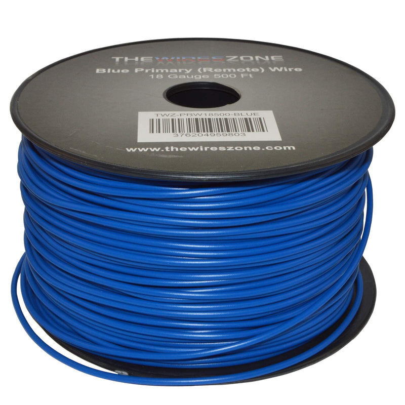 Remote Wire 18 Gauge Blue Sold By the Foot