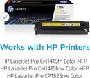 HP 128A CE322A Yellow Original LaserJet Toner Cartridge – Standard Yield