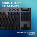 Logitech G915 X LIGHTSPEED TKL Wireless Mechanical Gaming Keyboard – Black, GL Tactile, 920-012715