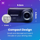 Nextbase NBDVR222 2.5" HD IPS Screen, 1080p Full HD, Intelligent Parking Mode, G Force Sensor, 0.17lbs Compact Dash Cam - Black