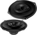 Audison APX 690 Prima Series 6"x9" 3-Way Coaxial Car Speakers + Grilles