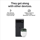 Google Pixel Buds A-Series In-Ear Sound Isolating Truly Wireless Headphones - Clearly White