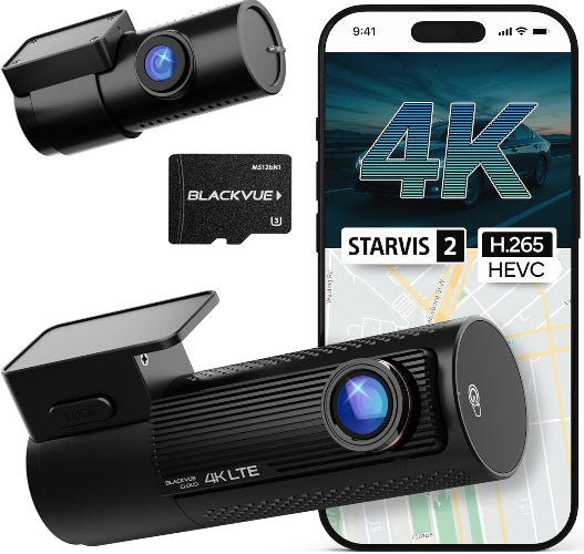 BlackVue DR970X-2CH LTE Plus II Dash Cam – 4K UHD Front (STARVIS 2, HDR) + Full HD Rear, Built-in LTE, Fast Boot, USB-C Install, Cloud Remote Access, Smart Parking Mode, GPS, G-Sensor