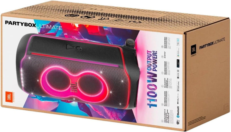 JBL PartyBox Ultimate | Wi-Fi & Bluetooth Party Speaker with Dolby Atmos and Lights (OpenBox)