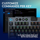 Logitech G915 X LIGHTSPEED TKL Wireless Mechanical Gaming Keyboard – Black, GL Tactile, 920-012715