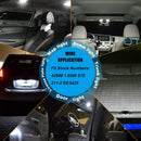 578 LED Festoon Bulb, 42mm 41mm 1.65 Inch Festoon DE3425 DE3423 211-2 LED, 12V 33SMD White Light 42mm Festoon Bulbs for Car Interior Dome Map Courtesy Trunk