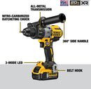 Perceuse à percussion sans fil DEWALT DCD996P2 20 V MAX XR Lithium-Ion sans fil avec (2) batteries 5,0 Ah, chargeur et étui rigide 