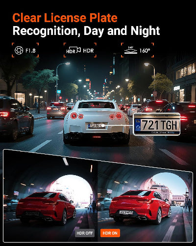 Vantrue Element 1 Lite - 1080P HDR Single Channel WiFi Mini Front Dash Camera