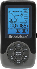 Brookstone Wireless Cooking Thermometer BS201, Remote Temperature Monitoring, Black