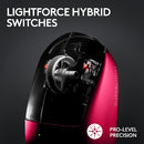 Logitech G PRO X Superlight 2 44000 DPI 8K Polling Wireless HERO 2 Sensor 60g Pro-Grade Mouse - Magenta