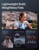 Shokz OpenRun Pro 2 Bone Conduction Open-Ear Bluetooth Headphones - Orange