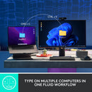 Clavier mécanique sans fil Logitech MX Performance avec rétroéclairage, commutateurs tactiles silencieux, touches rétroéclairées, Bluetooth, USB-C, macOS, Windows, Linux, iOS, Android, métal 