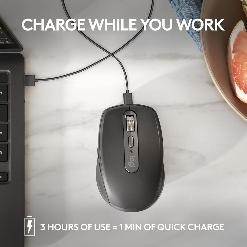 Logitech MX Anywhere 3S Wireless Compact Darkfield Mouse with Programmable Buttons