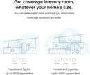 Google Nest Wifi AC2200 Mesh System Router and Add-On Points (two pack)