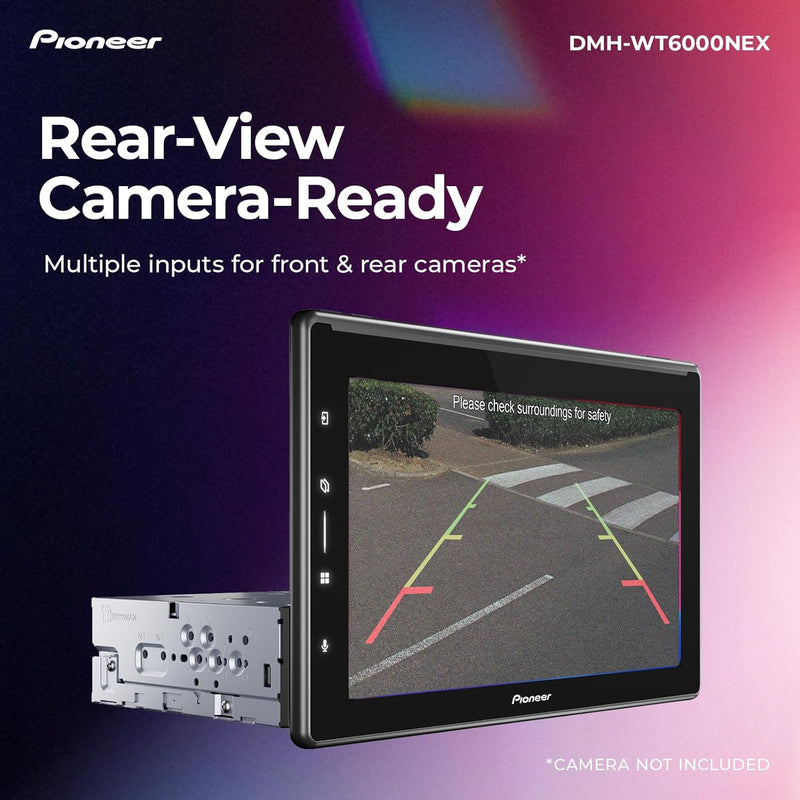 Pioneer DMH-WT6000NEX 10.1" Floating Display Digital Multimedia Receiver with Wireless Apple CarPlay & Android Auto