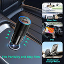 USB C Car Charger, 20W Dual Port Car Charger USB C Fast Charge, 12V Car Phone Charger Cigarette Lighter Adapter Plug for iPhone 15 14 13 12 11 Pro Max,Samsung S24 S23 S22 A53 A14(Black, A+C)