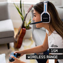 Casque de jeu sans fil ASTRO Gaming A20 Gen 2 avec microphone pour PS5 / PS4 - Blanc/Bleu 
