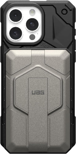URBAN ARMOR GEAR UAG 10000mAh Power Bank SRGE 20W 2-Port USB-C USB Magnetic Wireless Portable Charger Fast Charging Battery Pack w/Kickstand Compatible with iPhone 16, Galaxy S25, Black/Titanium