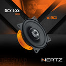 Hertz DCX 100.3 Dieci Series 4" 2-way car speakers