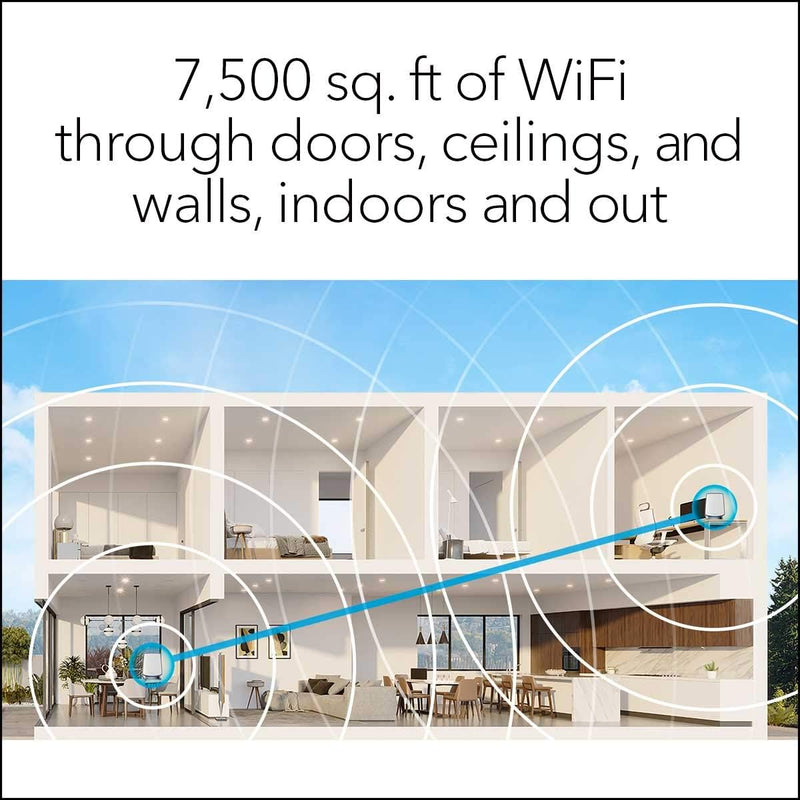 NETGEAR Orbi Tri-Band AX6000 Whole Home Mesh Wi-Fi 6 System (RBK853-100CNS) - 3 Pack