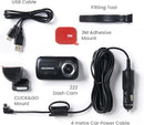 Nextbase NBDVR222 2.5" HD IPS Screen, 1080p Full HD, Intelligent Parking Mode, G Force Sensor, 0.17lbs Compact Dash Cam - Black