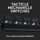 Logitech G413 SE Mechanical Gaming Keyboard – Tactile Switches, Aluminum Top Case