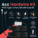 NEXIO Acc Hardwire Kit HW050115 Type-C, 12 Feet with Fuse Kit